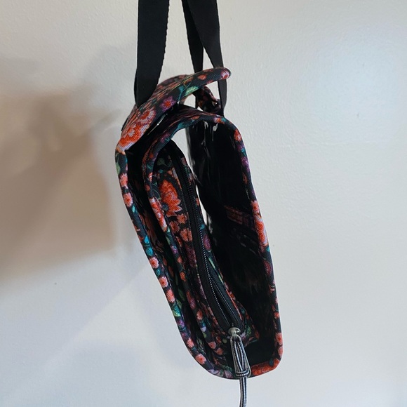 Vera Bradley Black Travel Bag with Colorful Floral Pattern - Picture 7 of 7